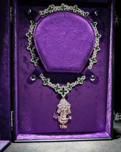 Custom Personalized Hiphop <b>Rapper</b> Jewelry Funny 925 Silver Rose Gold Plated Iced Moissanite Logo Pendant <b>Chain</b> - Product Image 3