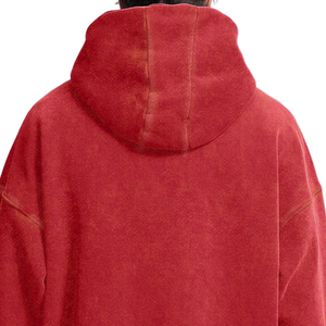 Sweat à capuche zippé pour homme, poids lourd, délavé à l'acide, style streetwear vintage, personnalisable avec logo, prix direct usine OEM ODM - Product Image 6