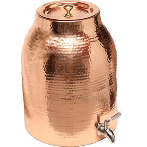 ภาชนะใส่เครื่องดื่มทำจากเซรามิกแบบใช้แล้วทิ้งภาชนะใส่เครื่องดื่มโลหะทองแดงบริสุทธิ์ความจุ3.5แกลลอน100% - Product Image 1