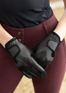 Gants d'équitation d'hiver en cuir ultra respirant, personnalisés avec logo, pour entraînement et compétition, professionnels pour équitation. - Product Image 4