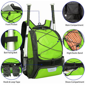 Nueva Solución de Transporte de Equipo Deportivo para Jugadores, Bolsa de Béisbol Duradera y Cómoda con Gran Espacio y Cierre Suave - Product Image 4