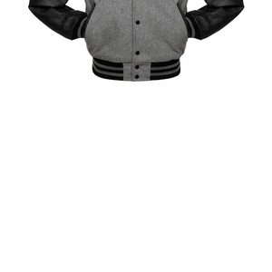 Blouson universitaire formel pour homme, modèle le plus vendu, avec logo brodé personnalisé, essentiel pour l'hiver, manches en cuir - Product Image 5