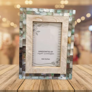 Handmade Classic Design Decorative Resin Mother Pearl Photo <b>Frame</b> Good Quality 8x10 Metal Picture <b>Frame</b> Home Decor Gifting - Product Image 6