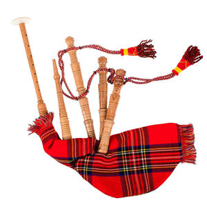 Ensemble professionnel de dudels scoïtiennes traditionnelles avec bois de rose naturel pour les performances des fanfares - Product Image 1