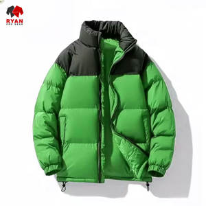 Chaqueta Acolchada de Diseño Personalizado para Hombre, Cuello Alto, Patrón Sólido, Tela Transpirable con Logotipo Personalizado - Product Image 6