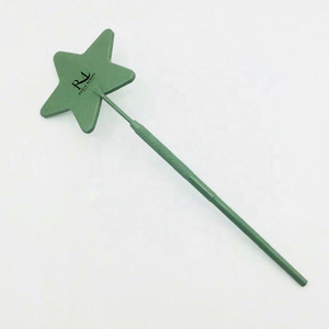 Espejo de Maquillaje de Pestañas Personalizado con Forma de Estrella Verde, de Acero Inoxidable, de Mano, de una Sola Cara, con Aumento de 3X - Product Image 4