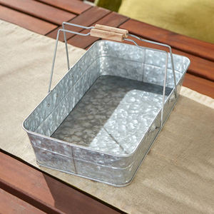 Bandeja Galvanizada Estilo Rústico, Organizador de Cocina, Plato para Servir en la Mesa de Comedor, Exportador al por Mayor, Mejor Precio - Product Image 5