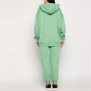 Conjunto Deportivo de Moda para Mujer, Chaqueta Corta con Cierre y Pantalones Anchos, Conjunto de Dos Piezas a la Moda - Product Image 3