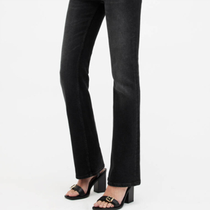 OEM Customized Breathable High-<b>Waisted</b> Vintage for Stone Wash Denim Straight <b>Jeans</b> Women Plus Sized 100% Cotton Customizable - Product Image 1