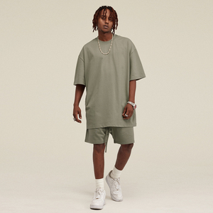 Summer Terry Windbreaker <b>Jacket</b> <b>Short</b> Set Zip up Long Sleeve Polo Shirt and <b>Shorts</b> Set Custom Clothing Manufacturers - Product Image 1