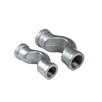 Raccords de tuyaux filetés pour plomberie, corps en fer Malleable, OEM personnalisé à tête hexagonale, Support de Surface pour technique, heures de Support DIN
