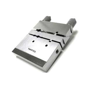 Bloque de corte de alta calidad estilo suizo para joyería, herramienta de corte de acero para ángulos de 45 y 90 grados - Product Image 1