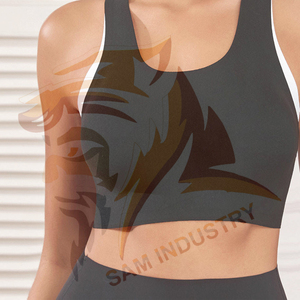 Ropa Deportiva de Alta Calidad, Sujetador Deportivo Personalizado con Espalda Cruzada para Venta en Línea, Ropa Deportiva para Mujer - Product Image 4