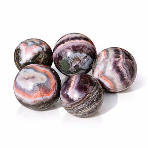 Esfera de Cristal de Ágata de Amatista Natural, Bola de Cristal Curativa Rayada Hecha a Mano de Primera Calidad, Reiki, Meditación, Chakra, Decoración del Hogar - Product Image 1