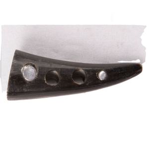 Botones de Cuerno de Búfalo de la India 100% Naturales de Alta Calidad, Hechos a Mano con Orificios - Product Image 1