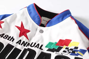 Chaquetas de Algodón Estilo Racing para Niños, con Diseño Gráfico Elaborado y Cuello Alto, para Marca Privada y Venta al Por Mayor - Product Image 2