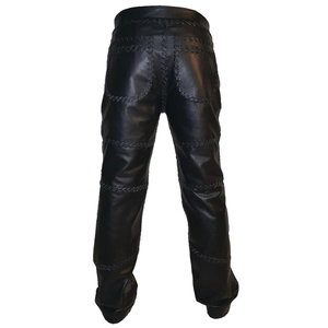 Gants de moto en cuir véritable noir pour hommes, style urbain, service OEM, gants de motard personnalisés, course, hiver, hommes, femmes - Product Image 4