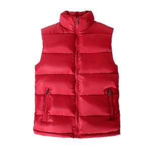 Gilet à fermeture éclair sans manches élégant pour hommes, couleur unie, lavable, coupe ajustée, tailles de A à 4XL - Product Image 2
