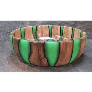 Tazón de Resina Epoxi Hecho a Mano, Diseño Contemporáneo para Decoración de Comedor Moderno, Presentación de Frutas, Ecológico, Apto para Lavavajillas - Product Image 1