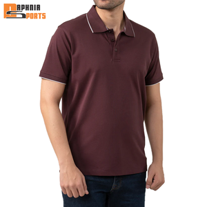 Camisetas Casuales Lisas de Alta Calidad al por Mayor, Camisa Polo Bordada, Ropa de Golf, Camisa Polo Simple con Logotipo Personalizado para Hombre - Product Image 1