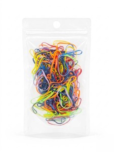 Élastiques à cheveux ronds en TPU Uniband, arc-en-ciel, haute qualité, écologiques, unisexes, fabriqués en Corée, pour usage quotidien, décontractés, emballage en sachet OPP - Product Image 2