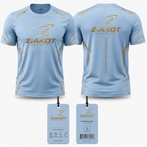 เสื้อยืดพิมพ์ลาย 3 มิติ สีขาวฟ้า ลายดอกไม้และเห็ดหลากสีสัน สไตล์ไซเคเดลิก สำหรับการแสดง  รับผลิตตามสั่งขายส่ง - Product Image 4