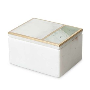 Caja de joyería vintage de cristal con tapa, diseño de corazón dorado, organizador de exhibición de joyas para decoración de mesa - Product Image 6