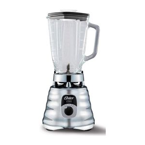 Licuadora Oster Original de 3 Velocidades con Jarra de Vidrio de 5 Tazas y Acabado Cromado Resistente - Product Image 1