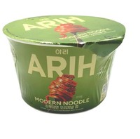 Korean Cup Instant Noodles 125g ARIH Smoky Gochujang Seaweed Stir-Fried Ramen Ready to Eat Wholesale