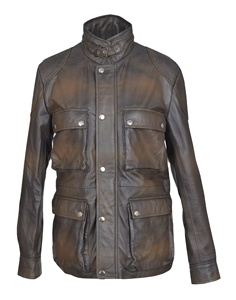 Chaquetas de cuero sintético para hombre, chaqueta de cuero de alta calidad, a la moda - Product Image 3