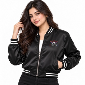 Chaqueta Bomber para Mujer, Diseño de Alta Calidad, Servicio OEM, Venta Especial, Transpirable y Ligera, 2026 - Product Image 6