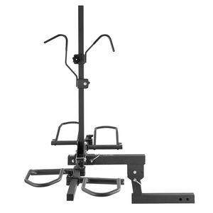 Portabicicletas de Plataforma para 2 Bicicletas, Montaje en Enganche, Capacidad Máxima de 160 LBS, Receptor de 2 Pulgadas, Diseño Plegable y Basculante para Ciclismo - Product Image 1