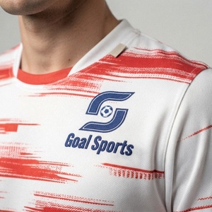 เสื้อกีฬาพิมพ์ลายแบบกำหนดเองสำหรับผู้ชาย แห้งเร็ว ผลิตจากโพลีเอสเตอร์ ระบายอากาศได้ดี พร้อมสายรัดปรับได้ - Product Image 3