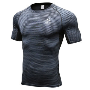 Camiseta Deportiva Elástica y Duradera, Tejida con Compresión, Transpirable, Ecológica, Control de Humedad, para Ejercicio en el Gimnasio - Product Image 1