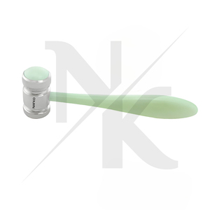 Marteau miniature à double tête de qualité supérieure, diamètre de la face de 22 mm, 45 mm de diamètre, 160 mm de longueur totale, tête en acier plat en nylon, manche en bois, pour la fabrication de bijoux - Product Image 6