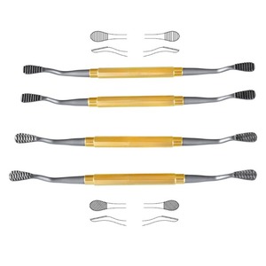 Raspadores Nasales TC Miller de Doble Extremo, Instrumentos Quirúrgicos ORL de Acero Inoxidable de Alta Calidad, Certificación CE Clase I - Product Image 1