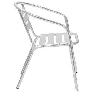2 chaises de patio empilables en aluminium - Product Image 5