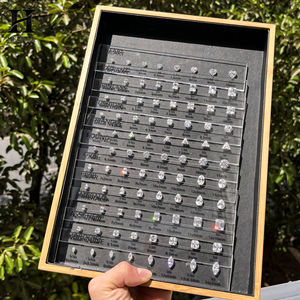 Custom Loose Gemstone Size Master Display <b>Box</b> Multi Shape Round Oval Emerald Marquise Carat Weight Measuring Tool <b>Folder</b> - Product Image 5