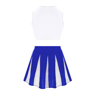 Uniformes de cheerleading personnalisés imprimés, respirants, en spandex/polyester, vêtements de sport de haute qualité pour l'extérieur, uniforme de cheerleader - Product Image 2