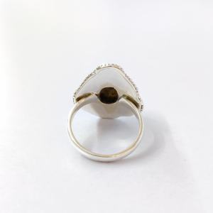 Anillo de Labradorita de Moda 2023, Anillo de Plata de Ley 925 Vintage, el Más Vendido, para Bodas y Fiestas - Product Image 4