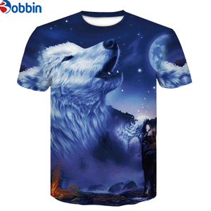 Camiseta de Manga Corta para Hombre con Estampado 3D por Sublimación, Diseño Nuevo, Superventas, Spandex/Poliéster, Estilo Hip Hop, Corte Regular - Product Image 2