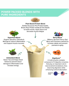 Plant-Based Protein Powder 20–25g Protein Vegan Supplement with BCAA, <b>EAA</b> & Fiber Muscle Recovery British Banoffee Pie - Product Image 4