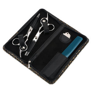 Ensemble professionnel de ciseaux de coiffure en acier inoxydable pour la coupe et l'éclaircissement – Outils de barbier durables de haute qualité pour salon et usage domestique – Meilleures ventes - Product Image 6