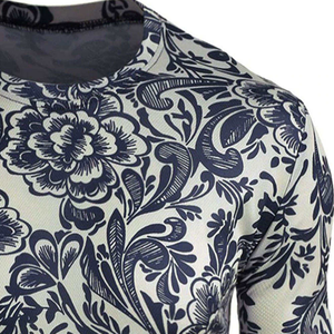 T-shirt pour homme en polyester/coton tricoté, logo imprimé de haute qualité, respirant, séchage rapide - Product Image 4