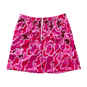 Pantalones Cortos de Baloncesto Personalizados de Malla de Camuflaje para Hombre y Jóvenes, Sublimados con Impresión Completa, de Poliéster, de Alta Calidad, Fabricados a Medida - Product Image 2