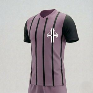 ชุดฟุตบอลแขนสั้นระบายอากาศคุณภาพพรีเมียมแบบใหม่ ปรับแต่งได้ตามต้องการ พร้อมโลโก้สั่งทำพิเศษ สำหรับผู้ชาย ฤดูร้อน บริการ OEM โดย RIVIAN ATLANTIC - Product Image 5