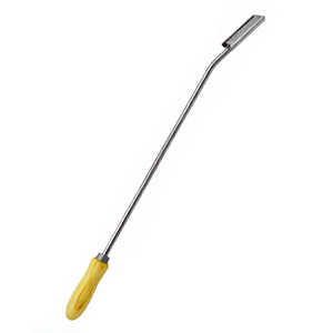 Raspador dental equino de 24 pulgadas con mango de madera ajustable, instrumento veterinario para el cuidado bucal equino - Product Image 1