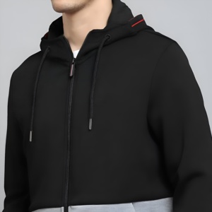 ชุดฮู้ดดี้ผู้ชาย ผ้าฟลีซ ชุดวอร์มลำลอง สตรีทแวร์ ทรงหลวม ใส่สบาย เหมาะสำหรับฤดูหนาว รับสกรีนโลโก้ ขายส่งจำนวนมาก - Product Image 6