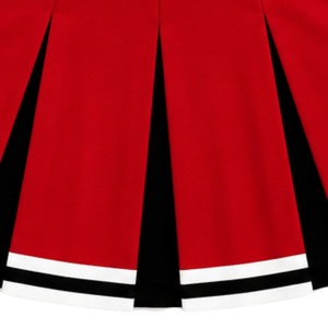 Jupe plissée rouge de cheerleading pour femmes et filles, idéale pour les équipes sportives, les spectacles de danse, les entraînements, les compétitions et les tenues de sport scolaires - Product Image 4