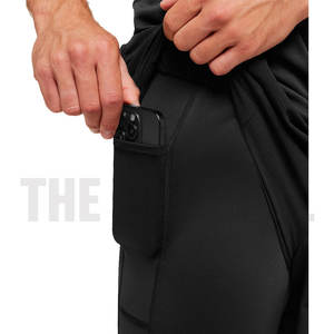 Mens Awrah Shorts <b>Mid</b> Waist Knee Length Modest Longline Gym Workout Shorts Quick Dry Breathable Athletic Custom Logo - Product Image 3